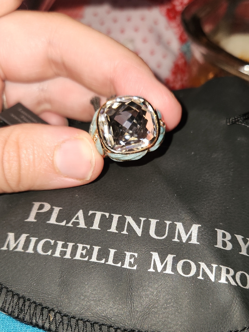 Crystal Statement Ring